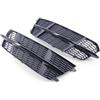 ARRPO For Audi, for A6 C7 S-Line 2015 2016 2017 2018 Paraurti anteriore Copertura fendinebbia Griglia 4G0807681AN 4G0807682AN Griglie anteriori(Black)