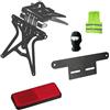 CLICK&GO COMPATIBILE CON SUZUKI GSR 600 KIT PORTATARGA REGOLABILE ATTACCO SOTTOCODONE+CATARIFRANGENTE+SUPPORTO CATARIF. SET KIT PER MOTO PORTA TARGA OMOLOGATO