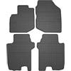 FROGUM El Toro Set di tappetini in gomma per Honda Jazz III 2007-2014 | Materiale resistente | Bordo protettivo di 1-5, cm