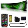 Generico Occhi LED per Camion, Luci Devil Eyes per Auto, Occhi luminosi a LED Devil Eyes, Luci da diavolo per,Display Flessibile Grande Programmabile per Auto, Camion, Negozi