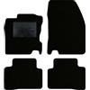 QUEMAR Tappetini Auto per Nissan Qashqai J11, Bordo Nero, 0 Ricami | 2014-2021 / Kit Tappeti Moquette e Gomma su Misura / Set 2 Anteriori + 2 Posteriori / Ricami e Colori Personalizzati