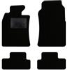QUEMAR Tappetini Auto compatibili con MINI R50 R52 Cabrio R53 2001-2007/ Kit Tappeti Moquette e Gomma su Misura (Set 2 Anteriori+2 Poster.)/ Ricami e Colori Personalizzati (Bordo Nero, 0 Ricami)