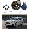 D'ANGELO 1988 Kit Ruotino di Scorta 17 compatibile con Ford Mondeo con Cric, Chiave e Sacca