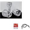 farbrothersonline COMPATIBILE CON KIA MOTORS Optima, Niro, Stonic dal 10/2016 (HA1) BULLONI PERNI VITI ANTIFURTO PER RUOTE CERCHI IN ACCIAIO AUTO FURGONI SUV