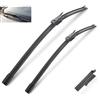 Autopixl Spazzole tergicristallo anteriori compatibili con BMW Serie 3 E90 E91 F30 F31 F34 F35 F80 Parabrezza Parabrezza Finestrini Spazzole per pioggia 24+19