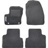 Auto Accessori Lupex Tappetini Auto Compatibili con C-Max II serie | Set 4 Pezzi Anteriori e Posteriori, 2 Clip di Fissaggio, Tappeti Sagomati in Moquette, con Ricamo Lato Guida, Antiscivolo