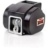 DRAGON WINCH - Verricello Elettrico Portatile 12V 5000 lbs (2267 kg) con cavo d'acciaio 9m per aratri, quad, ATV, UTV, imbarcazioni con telecomando a cavo + verricello Accessori
