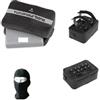 farbrothersonline COMPATIBILE CON TUTTE LE MOTO E GLI SCOOTER PORTA T-ELEPASS EUROPEO IMPERMEABILE TUCANO URBANO DISPOSITIVO PAGAMENTO AUTOSTRADALE A STRAPPO SU MANUBRI TUBOLARI-VASCHETTA OLIO+VENTOSE ANTISCIVOLO