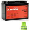 CLICK & GO COMPATIBILE CON YAMAHA X-MAX ABS/X-MAX IRON MAX ABS 400 per anno 2014 al 2017 BATTERIA MALOSSI MT9B-4 IN GEL YT9B-BS GIÀ PRONTA E CARICA PER L'USO BATTERIE ATTIVE 8 AH AMPERE 12 VOLT 150X68X105MM