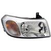 GV-ZONE faro lato destro faro lato passeggero faro montaggio proiettore luce anteriore auto lampada auto luce cromo lhd fari compatibili con ford transit 2000 2001 2002 2003 2004 2005 2006 VP660P