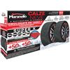 Generico Coppia di Calze da Neve Maranello Super X Omologate EN 16662-1, per Auto, SUV, 4x4, Camper/Caravan, Veicoli Commerciali. Extra Resistenti con Tecnologia di Tessuto 3D (XL)