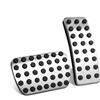 MAIMOCCY Piede freno acceleratore acceleratore gas copertura compatibile con Mercedes Benz GLE GLS ML GL Classe W166 X166 auto antiscivolo pad interno parti in acciaio inox