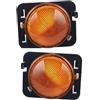 BAYDE Parafango Anteriore Auto Indicatore Laterale Sinistro Destro Per Jeep Wrangler JK 2007-2018 55078145AA 55078144AA(1 Pair)
