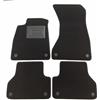 ASC tappetini, tappetti auto compatibili con AUDI A4 (B9) Berlina dal 2015-2024, Avant dal 2015-2024,Allroad dal 2016-2024 sportback tappeti auto in moquette,battitacco in gomma