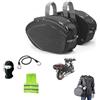 CLICK&GO COMPATIBILE CON BMW R NINE T 1200 BORSE VALIGIE LATERALI GIVI 40LT BORSONE BORSA ESPANDIBILE ATTACCO CON CINGHIE MAX 5KG VALIGIA ANTIPIOGGIA 320MMX180MM A 280MMX530MM