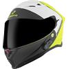 Bogotto H153 BT SPN Bluetooth Casco, nero opaco/giallo, M