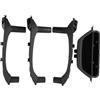Drivstraw Set di 4 maniglie interne per portiera X3 F25/X4 F26 (2011-2017), kit di copertura per maniglia interna in ABS + PC, con ciotola di estrazione, montaggio diretto senza taglio (nero)