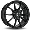 Sparco Trofeo nero opaco 8 x 18 ET38 5 x 110 Hub Bore 65.1 cerchi in lega
