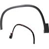 EASYSHOP24H Parafanghino Anteriore SX Compatibile Per Tiguan dal 2007 al 2014 Arco Giro Ruota Modanatura Parafango Sinistro Lato Guidatore Completo di Clips Mollette
