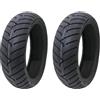 Generico BMZ Pneumatici Deestone 130-70/12+120-70/12 Radiale per Piaggio Vespa GT-GTS 125 200 250 300
