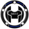 AZgraphishop PROTEZIONE TAPPO BENZINA RESINA 3D COMPATIBILE CON SUZUKI GSX-S 1000 GX 2024 on GP-1011 (Miami Blue)