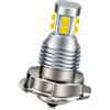 Ruiandsion Lampadina LED P26S a raffreddamento rapido, non polare, 6-30 V, gialla, 800 lm, ricambio per lampadina moto, confezione da 1