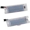 Hacreyatu 2 PZ LED Licenza Numero Targa Luce Per Fiat Bravo Argo 2017-2019 Grande Punto Evo Siena 500L Doblo Croma Marea Tail 12V Luci Targa per Auto