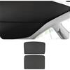FDAIUN Parasole per auto in vetro apribile per Volvo EX30 2025 2024 accessori efficace protezione UV isolamento termico auto ombra sole ombra copertura 2 pezzi (nero)