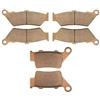 LMGMPOHOYY Per BMW F800GS F800 F 800 GS 2008 2009 Kit pastiglie freno sinterizzate a base di rame Parti del motociclo Kit pastiglie freno anteriori posteriori Pastiglie freno(Front and Rear Pads)