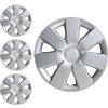 W-Parts SERIE 4 BORCHIE - 4 COPRICERCHI COPPE RUOTA 15 PER NISSAN NOTE