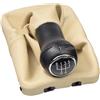 PaCsci Pomello Cambio Auto Per VW Beetle Cabrio 1998 1999 2000 2001 2002 2003 2004 2005 2006-2010 Nuovo 5 Speed Gear Stick Pomello Del Cambio In Pelle Di Avvio Pomello Leva Cambio(5R-Beige)