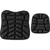 Naqqios Cuscino Per Moto In Memory Foam e Gel Pad - Sedile Motociclistico a Pressione Con D'aria | Copertura Del Sedile