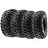 SunF A043 26x9-14 & 26x11-14 Sport-Performance XC ATV UTV Quad pneumatici radiali fuoristrada 6PR TL E4 Mark, set di 4 pezzi