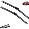 Autopixl Compatibile con Citroen C5 Aircross 2018 2018-2022 Accessori for auto Tergicristallo anteriore Spazzole Tergicristalli 2019 2020 2021 2022