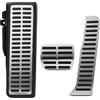 Janmobrian Copri Pedali Auto, Pedaliera Auto Automobile Pedale Uso adatto per Jetta MK5 Golf 5 6 Scirocco Cc. Coniglio Eos Tiguan Touran/Uso adatto per Skoda Octavia A5 Superb Yeti si Uso adatto per sedile Alt