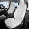 TOPABYTE Coprisedile Anteriore per Tesla Model Y Juniper (Launch), Protegge i Sedili Della tua Tesla, Protezione Inferiore del Sedile Dell'auto per Tesla Model 3/Y/X/S 2017-2026, Bianco
