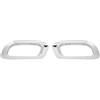 JYUTDW Copertura Del Terminale Di Scarico Per Mercedes-Benz Per GLC GLE GLS-Class X253 C253 W167 V167 C167 X167 Linea 2020-2023 Auto Tubo Di Scarico Posteriore Copertura Trim(Silver)