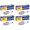 Somer Car 4 candele accensione compatibile con fiat panda grande punto 500 gpl alfa mito lancia ypsilon