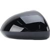 PTGZGFNPAM Custodia specchietto retrovisore Per Vauxhall Per Opel Per Corsa DE 2006-2019 Tappi Copri Alloggiamento Tappo Specchietto Laterale Nero(1pc right)