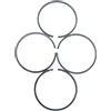 Pizgear 4 pezzi/lotto 44,7 mm * 1,2 mm Anello pistone, for 026 PRO MS-260 MS260 MS261 MS271C MS291 Motosega 1121 034 3002 Più cilindro Fasce elastiche per pistoni ad alte prestazioni del motore