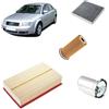 OP Kit tagliando 4 filtri compatibile con Audi A4 B6 1.9 TDI,AVB/BKE/AWX/AVF