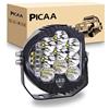 PICAA LED Luce da Lavoro 1pcs 7 Pollici 75W LED Bianco Luce da lavoro Bar Side Shooter Off Road Driving Light Spot Flood Combo Driving Lamp Fari fendinebbia impermeabili per Jeep Truck ATV SUV Car
