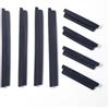 Slakerbe 8 paraspigoli universali per porta laterale dell'auto, in PVC, anticollisione, parte anteriore e posteriore, carrozzeria auto, colore nero