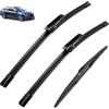 Autopixl Spazzola tergicristallo anteriore e posteriore compatibile con Renault Megane Sport Tourer 3 2008-2016 Parabrezza Finestra 241614