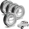 Palmaspareparts KIT 4 CERCHI IN FERRO PER 500 F L EPOCA CON ARCHETTO MISURA 12 X 3,5