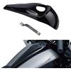KATUR Nero Decorativo Coperchio Serbatoio Carburante/Coperchio Serratura Nero Lucido Firma Jim Nasi Smooth Dash Compatibile con Harley Street/Road Glide Harley Accessori 2008-2017