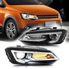 VLAND LED Fari anteriori per Polo MK5 6R 6C 2009-2017 (non adatti per Polo GTI/1.2 TSI/R), luci anteriori DRL con indicatori di direzione sequenziali (lente Q5)