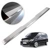 Chromemaster | Protezione paraurti Posteriore | Compatibile con Mercedes W639 2003-2014 | Acciaio inossidabile INOX spazzolato, Argento opaco | Protezione paraurti protegge la vernice del paraurti