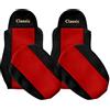 F-CORE Coprisedili camion compatibile per DAF XF 95 01.97-12.05 LF 01.01-12.13 XF 105 CF 01.06-12.13 ROSSO