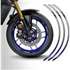 AZgraphishop Kit Adesivi per 2 Cerchioni Compatibile con YAMAHA MT-09 SP 2018-2022 CI-016(NWS)